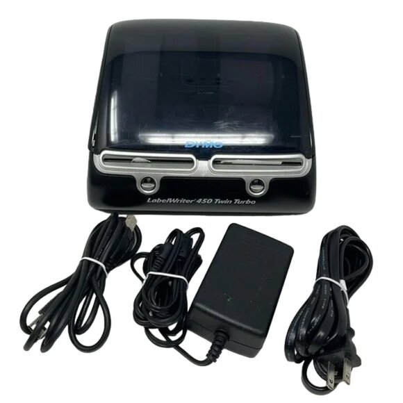 Dymo LabelWriter 450 Twin Turbo Direct Thermal Label Printer w/Cords - Picture 2 of 8